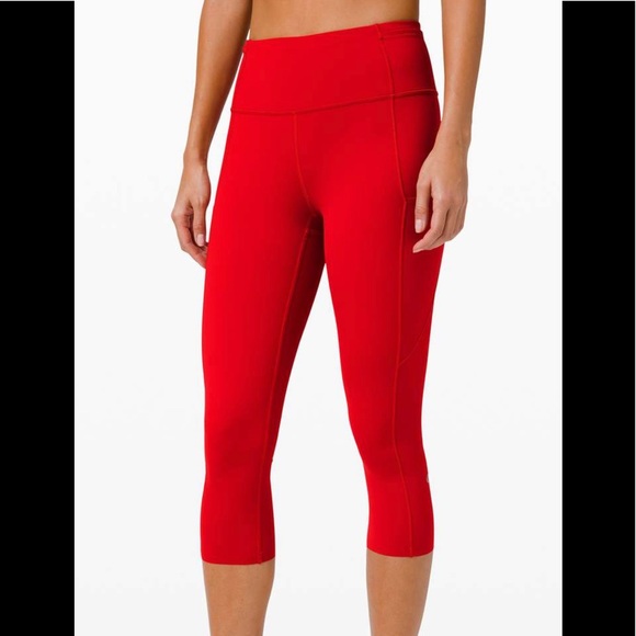 Lululemon Fast and Free Crop II 19" *Non-Reflective - Picture 1 of 4